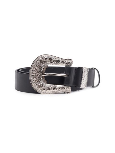 ALEXANDRE VAUTHIER crystal-embellished buckle belt