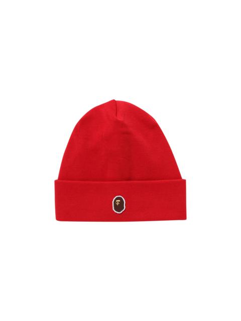 BAPE Silicon Ape Head Knit Cap 'Red'