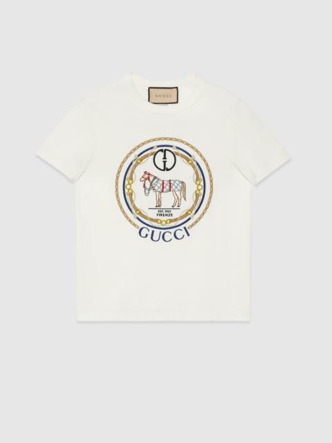 GUCCI Cotton jersey T-shirt with Interlocking G