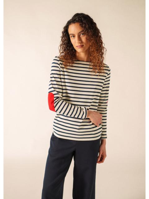 SAINT JAMES VAUJANY Heart Breton Shirt