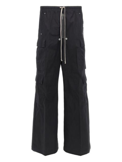 Rick Owens zip cotton cargobelas trousers