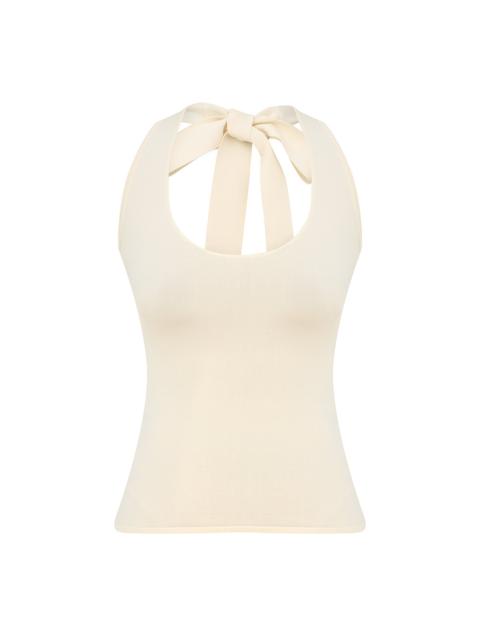 Zimmermann FAIRLIGHT TIE HALTER TOP
