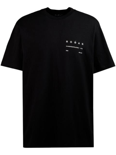 HOGAN logo-print cotton T-shirt
