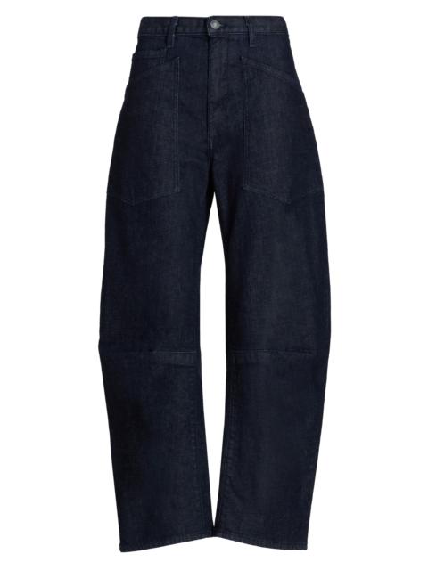 NILI LOTAN Women's Shon Barrel Jeans - Indigo Rinse