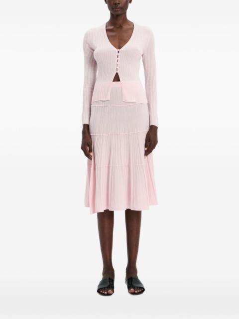 arch4 long-sleeve ribbed cardigan