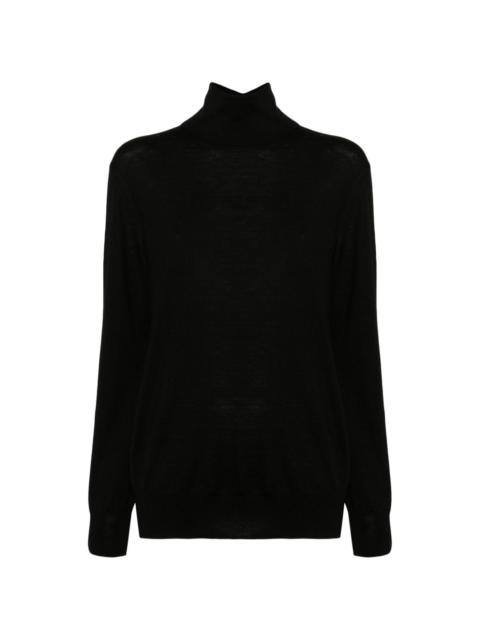 roll-neck sweater