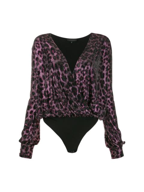 PHILIPP PLEIN Paradise leopard sequin bodie
