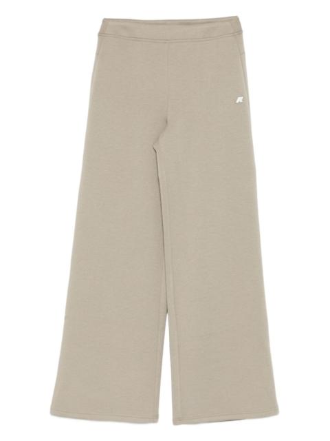K-WAY logo-embroidered trousers