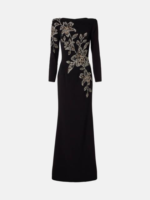 JENNY PACKHAM Slipper Orchid embellished gown