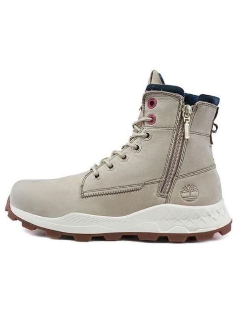Timberland Timberland Brooklyn Side Zip Wide Fit Boots 'Beige Nubuck' A41AM