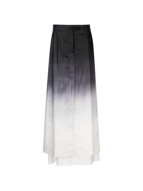 ombrÃ©-effect layered skirt