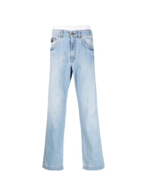 VERSACE JEANS COUTURE low-rise wide-leg jeans