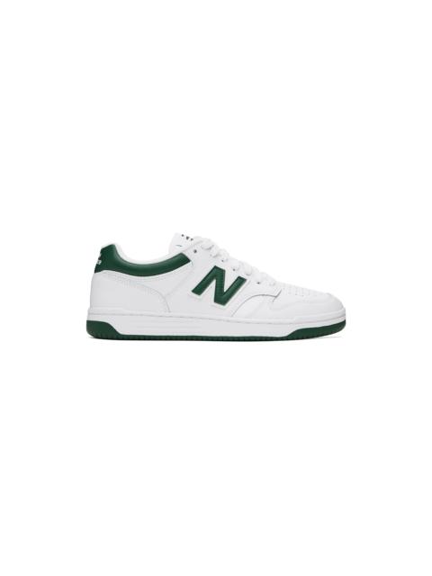 White & Green 480 Sneakers