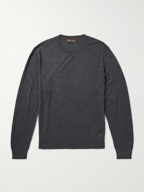 Loro Piana Sottile Slim-Fit Wool, Silk and Cashmere-Blend Sweater