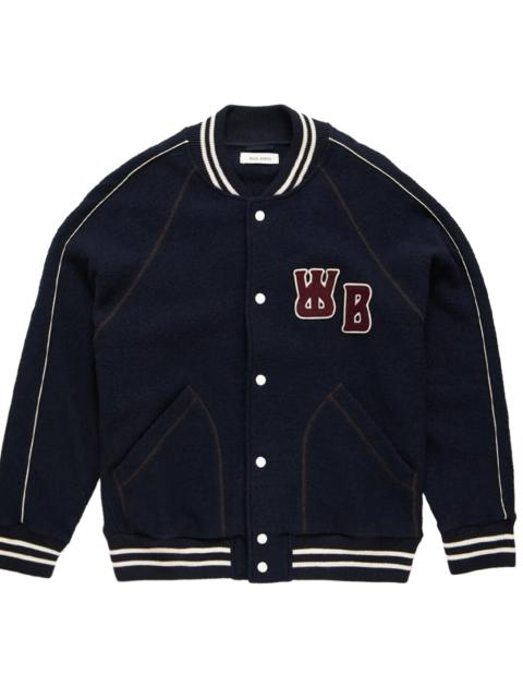 WALES BONNER October Varsity Jacket "Navy" MA25JE18JE04503