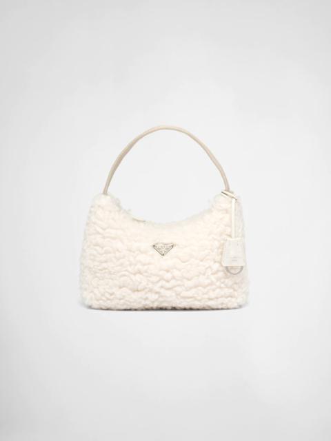 Prada Re-Edition 2000 wool and cashmere mini-bag