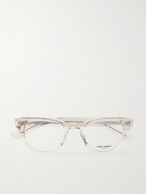 SAINT LAURENT SL 876 Round-Frame Acetate Optical Glasses
