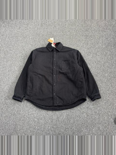 BALENCIAGA Balenciaga Black Washed Distressed Denim Jacket