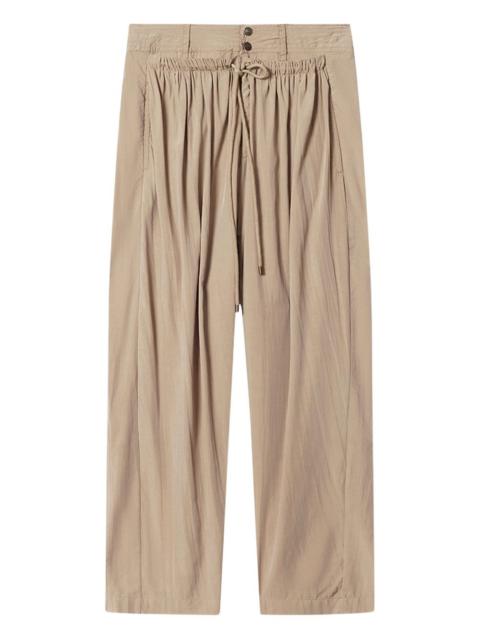 Isabel Marant x Inaya drawstring button trousers