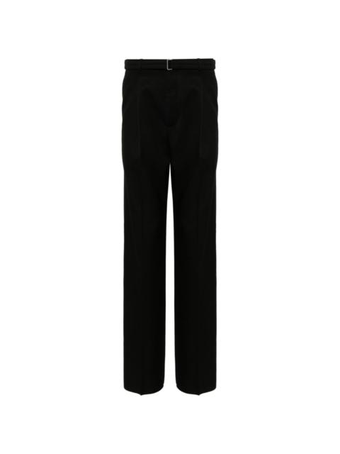 Lanvin belted straight trousers