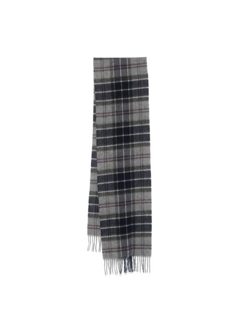 tartan-check scarf