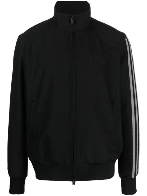 Y-3 funnel neck zip-up track jacket