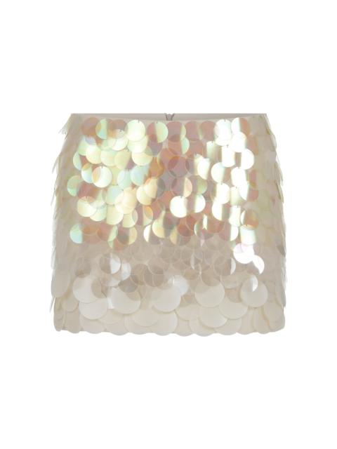 ILA Lilia Sequined Mini Skirt tan