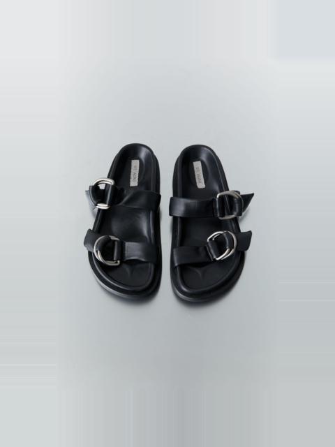 Ring Detail Slide - Black