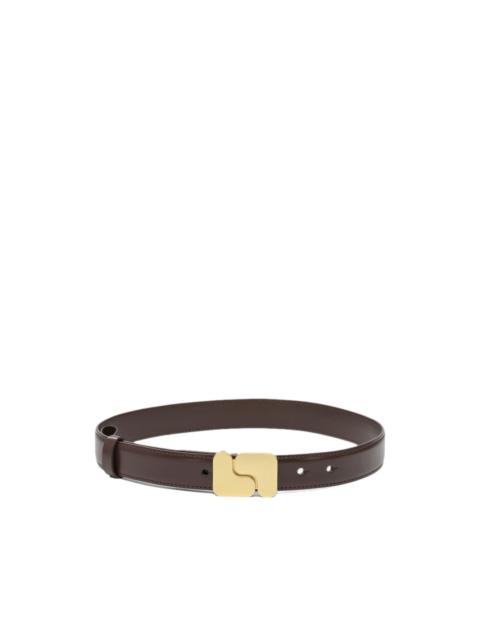 soeur leather buckle belt