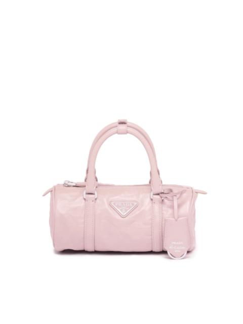 Prada logo-plaque tote bag