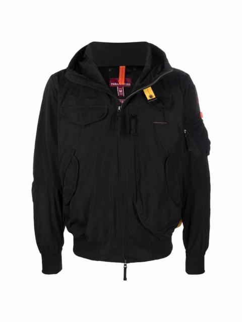 PARAJUMPERS logo-patch hooded jacket