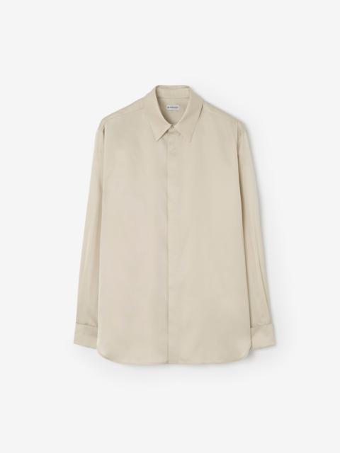 Burberry Relaxed Fit Silk Shirt