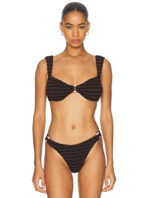 bond-eye Ring Delphi Crop Bikini Top