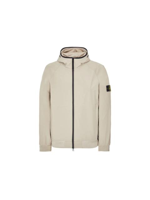 Stone Island Stone Island 40927 Light Soft Shell-R E.Dye Technology In Recycled Polyester Jacket Dove Grey
