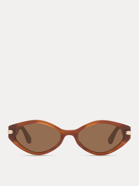 Stuart Weitzman 5050 OVAL-FRAME ACETATE SUNGLASSES