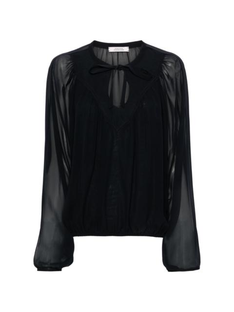 Sheer Dreams silk blouse