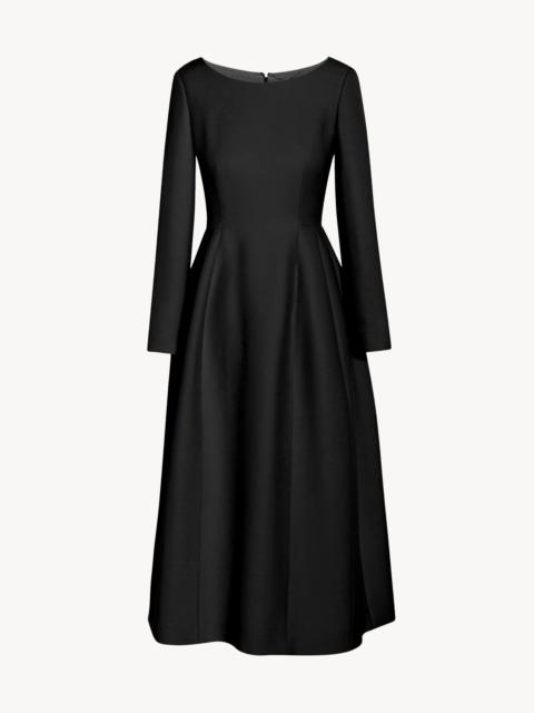 The Row Lilibet Dress in Wool and Silk