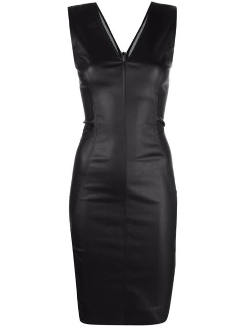 Rick Owens stretch v-neck dress