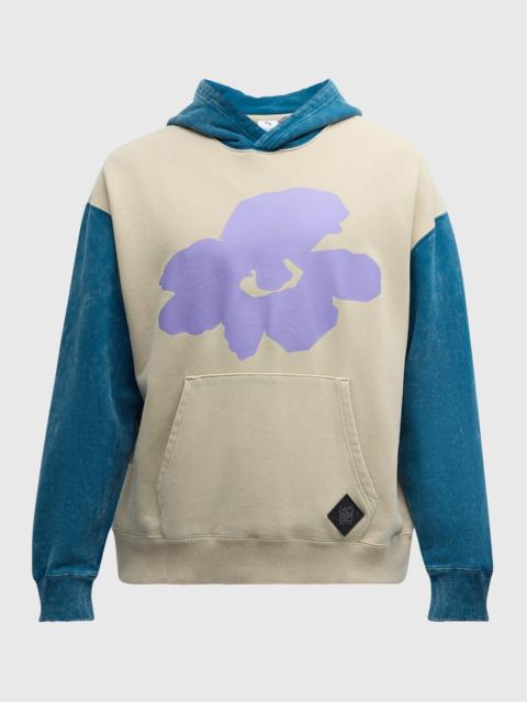 x P.A.M. Men's Colorblock Flower Hoodie