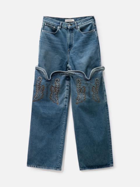 Y/Project EVERGREEN MAXI COWBOY CUFF JEANS