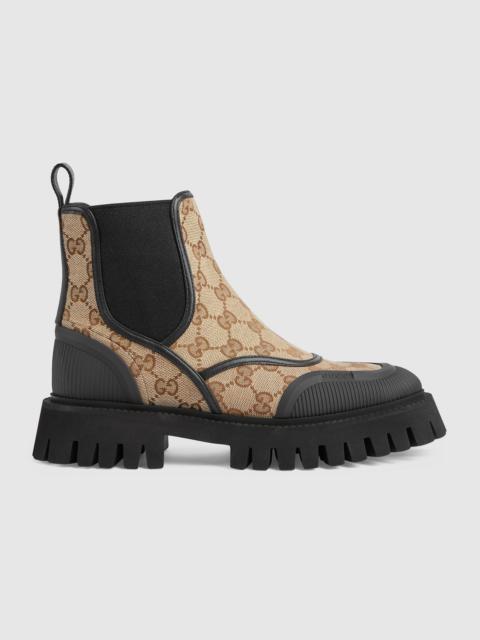 GUCCI Women's GG canvas ankle boot