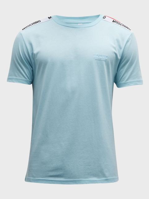 Moschino Men's T-Shirt with Shoulder Taping