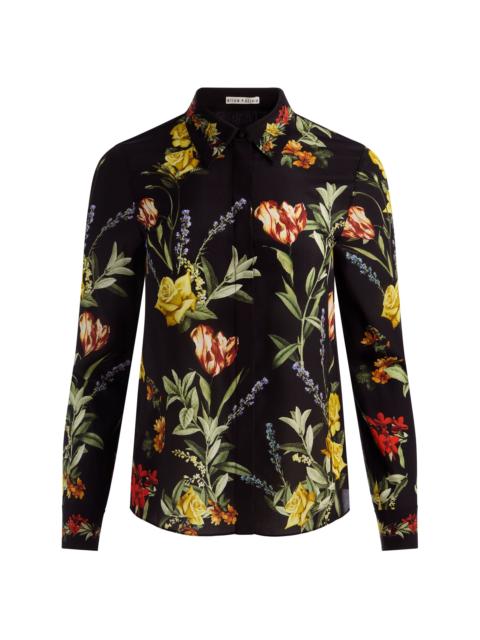 Alice + Olivia WILLA SILK BLOUSE
