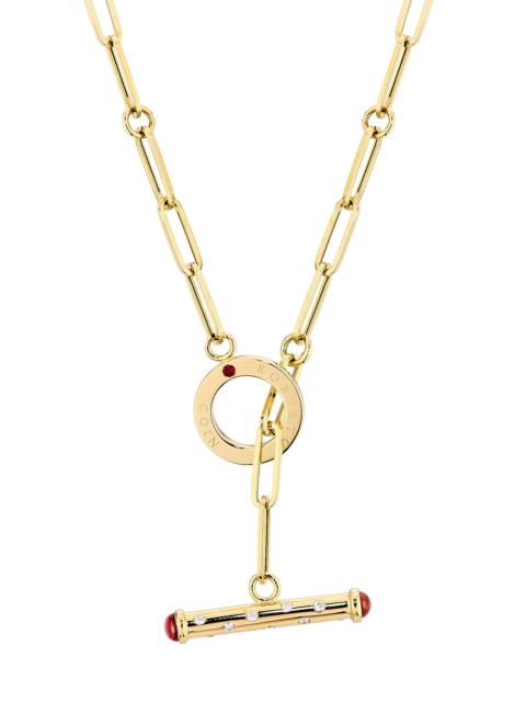 ROBERTO COIN Women's Tiny Treasures 18K Yellow Gold & 0.11 TCW Diamond Link Chain Necklace - Yellow Gold