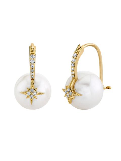 SYDNEY EVAN Pearl Starburst Earrings