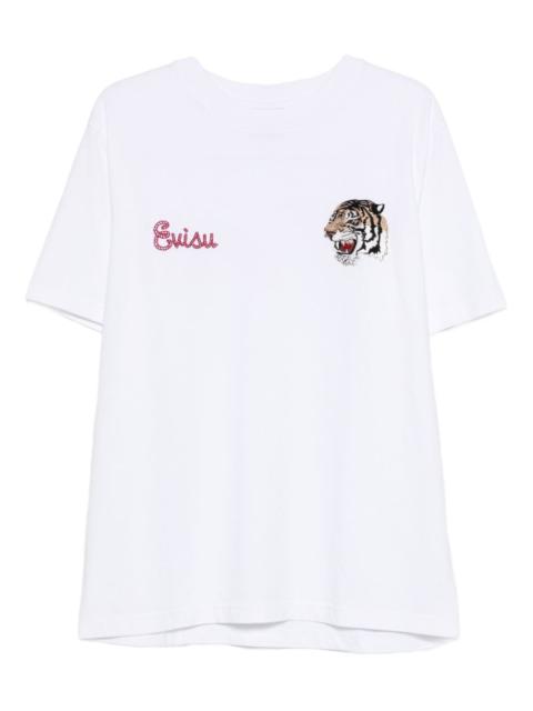 EVISU tiger cotton T-shirt