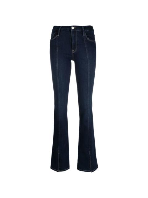 FRAME high-rise bootcut jeans