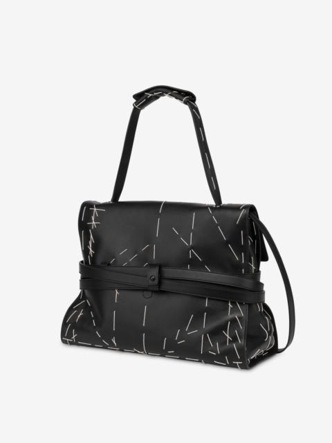 Moschino MOSCHINO TIE ME MEDIUM HAND BAG