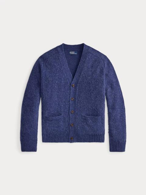 Polo Ralph Lauren Suede-Patch Wool-Cashmere Cardigan