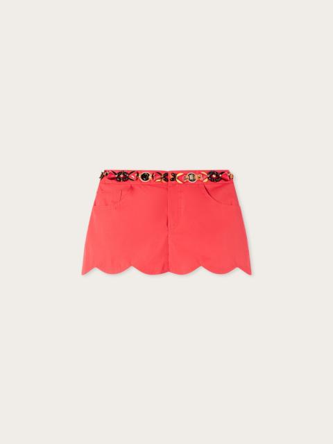 PUCCI SCALLOP TRIM SHORTS